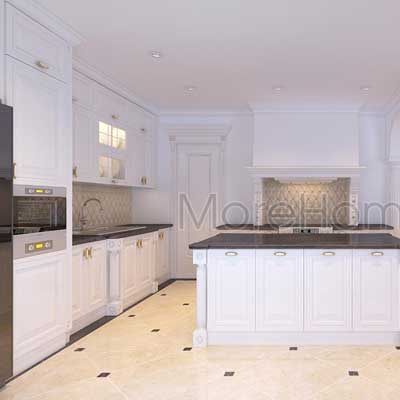 Thiết kế phòng bếp biệt thự Euro Land